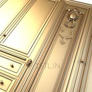 Cupboard (SHK_0007) 3D model for CNC machine